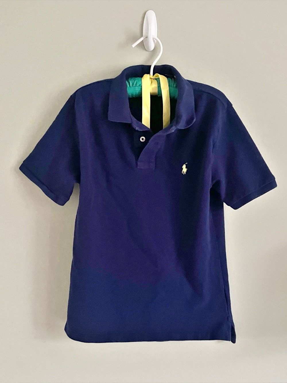 Ralph Lauren Polo boys cobalt blue shirt